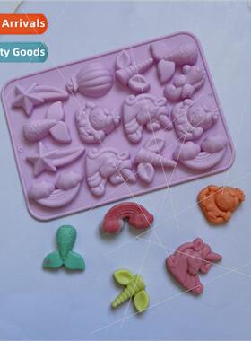 licone Unicorn chocolate DIY cake Ice cube cookie pastry han