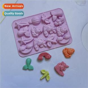 DIY cake pastry Unicorn han cookie chocolate cube licone Ice