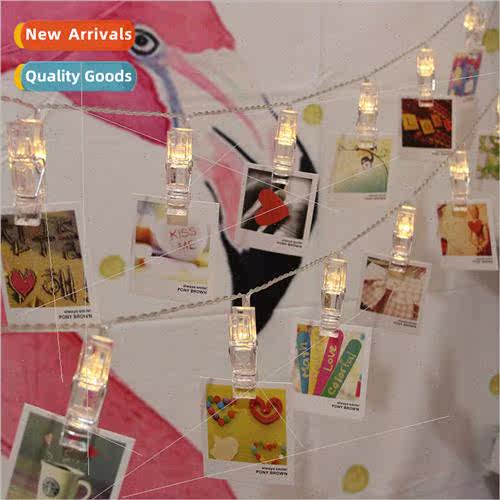LED Creative Clip ghts String Girl Heart Transparent Photo W