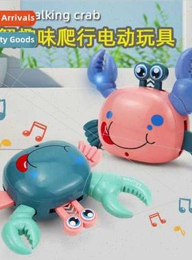 Children electric sensor crab toy simulation will move crawl