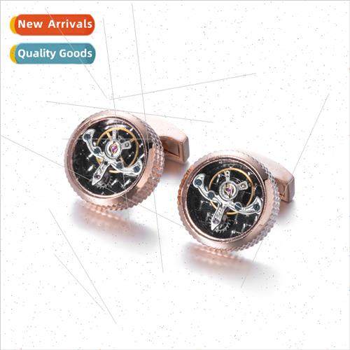 New Cufflinks French Shirt Cufflinks Movement Mechanical But