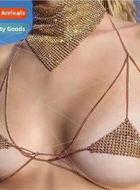 MW2834 Europe vest fashion rhinestone inlaid diamond cloth h