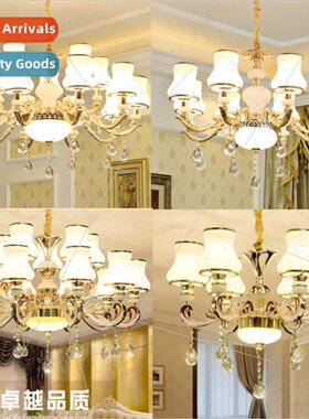 crystal chandelier living room lamp luxury atmosphere restau
