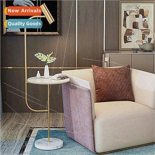 Modern simple floor lamp living room vertical creative marbl