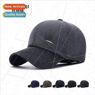 warm striped elderly winter outdoor new cap Autumn cotton