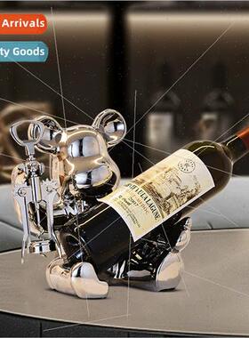 Violent bear ornaments modern luxury high-end creative wine