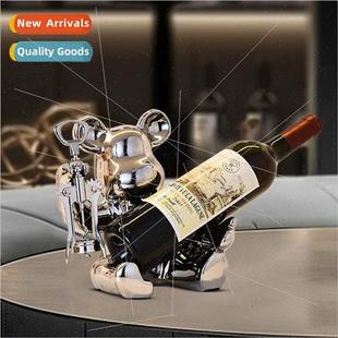 Violent bear ornaments modern luxury high-end creative wine