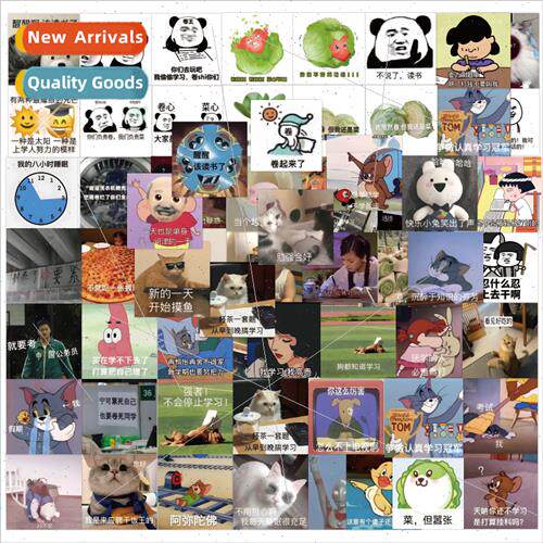 60 weird cartoon cabbage emoticon stickers laptop tablet ipa