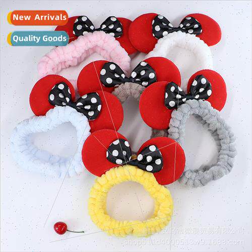 Cute Di hair band Minnie bow wash face hair tie Mouse ears c