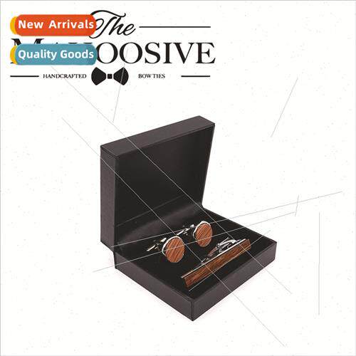 new French Shirt Solid Wood Decorative Cufflinks Fine Solid