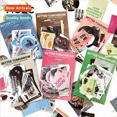 Four seasons fireworks sticker pack lerary ins retro magazin