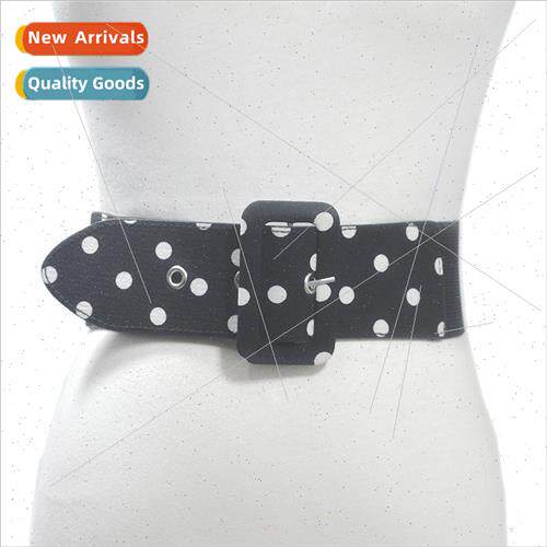 Europe Ladies Sweet Cute Suede Printed Soft Belt Women Pin B