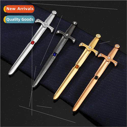 Tie clip personalized sword men personalized metal tie clip