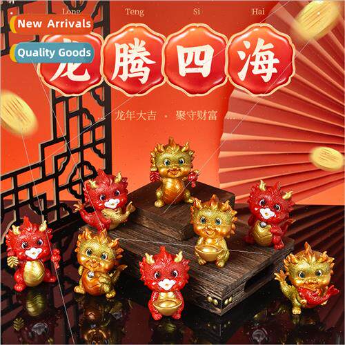 New Year Dragon Chinese Zodiac dragon mascot ornament resin
