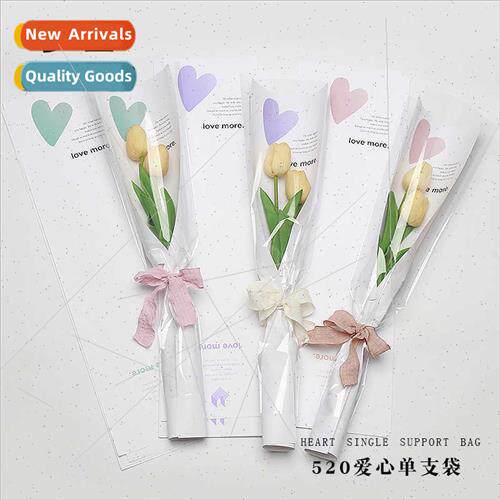 Love flowers single set bags tulip roses small bouquets flor