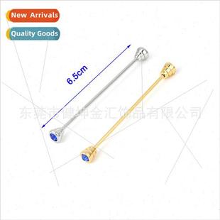 blue diamonds One men brooch pin piece gold lapel