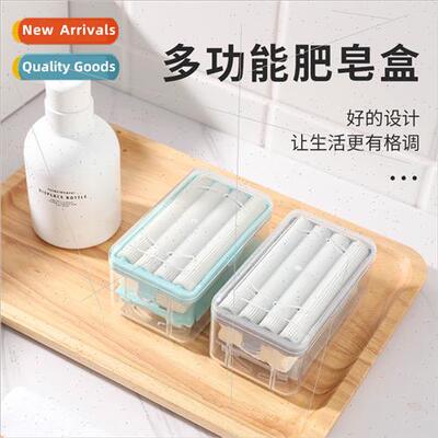 Soap box luxury multifunctional soap box hand-free rubbing p