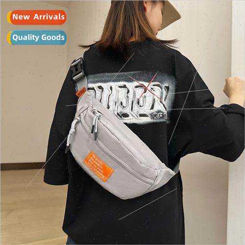 New HK ins girls chest bag fashion letters small satchel mal