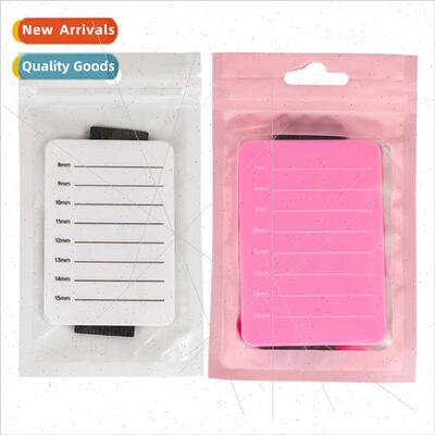 Strap-on pink acrylic eyelash panel Handheld extensions fals