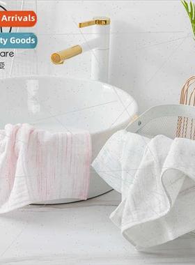 Cotton  Gauze Square Towel Color Spun Gauze Cross Cut Square