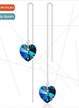 Europe Ocean Heart Dangling Earrings Earrings Earrings Wire