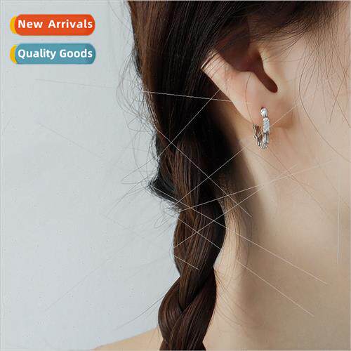 Full diamonds bamboo earrings buckle retro palace super flas
