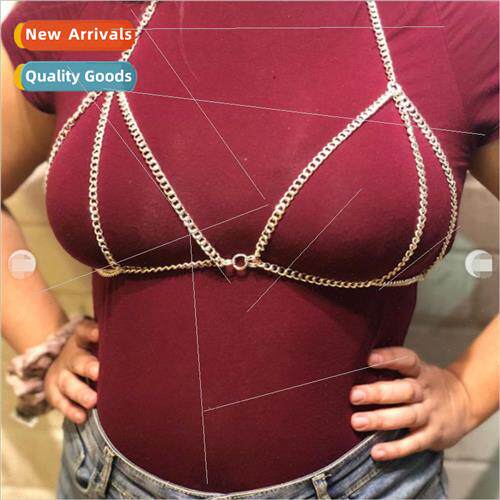 LH4239 Sexy Metal Chain Handmade Fine Fashion Neck Tops Ches