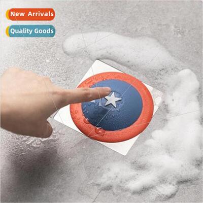 Shield Push-On nk Floor Drain Cover Blocking Odor Drain Plug