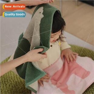 Fashion cartoon combed cotton towel simple polar bear househ