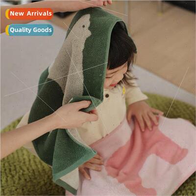 Fashion cartoon combed cotton towel simple polar bear househ