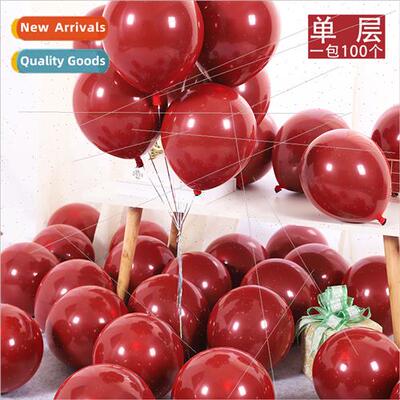 10 inch pomegranate red balloon wedding birthday party decor