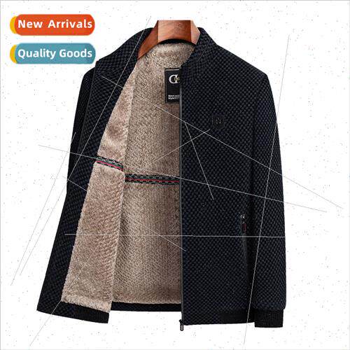 Middle-aged elderly men padded thickened ey 2023 winter new