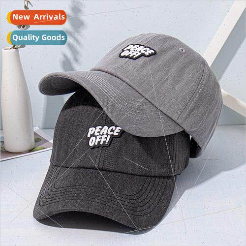 Summer sun hat spring summer new Korean embroidery letters f