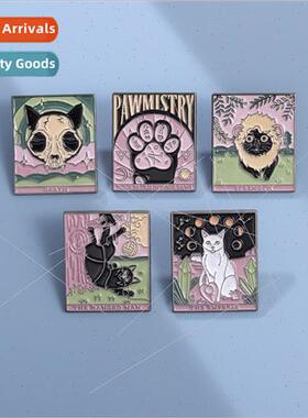 Exquise creative cat high value oil painting series alloy la