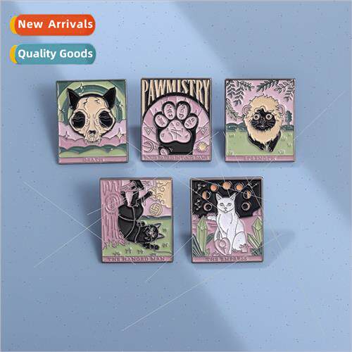 Exquise creative cat high value oil painting series alloy la