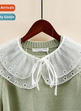 New Hundreds Korean fluttering tape sub false collar childre