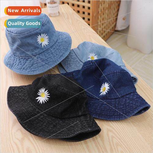 Ins daisy fisherman hat Korean  hat female spring summer ver
