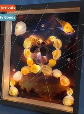 Tanabata Valentine Day gift couple shell photo frame night l