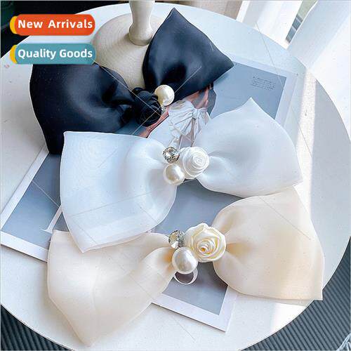 Korea large bow tie bow tie college solid color lace collar