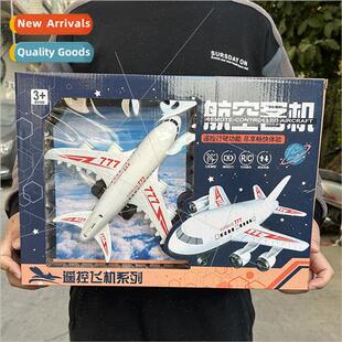 Boys two-way remote control airplane airliner toy children w