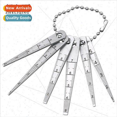 Stainless Steel Weld Inspection Ruler Tapered Ruler Aperture