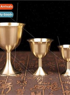 Brass Wine Glasses Drinking Glasses Party Household Brass Ta