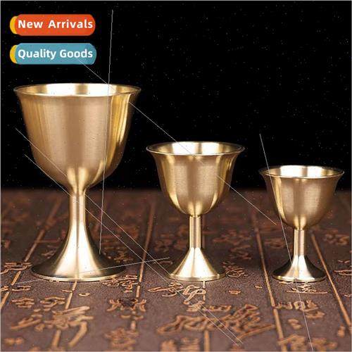 Brass Wine Glasses Drinking Glasses Party Household Brass Ta