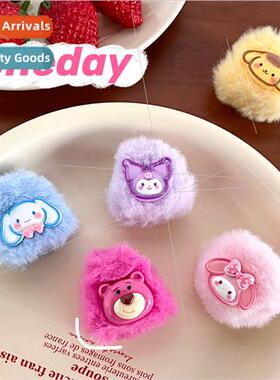 Cute cartoon plush cat ears small claw clip fall winter girl