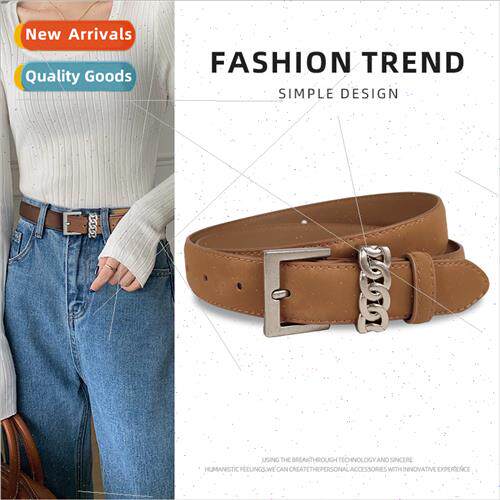 Suede Frosted Leather Women Belt Cowhide Women Korean Women