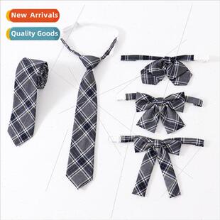 Unim Gray Tie Accessories Student Shirt Bow