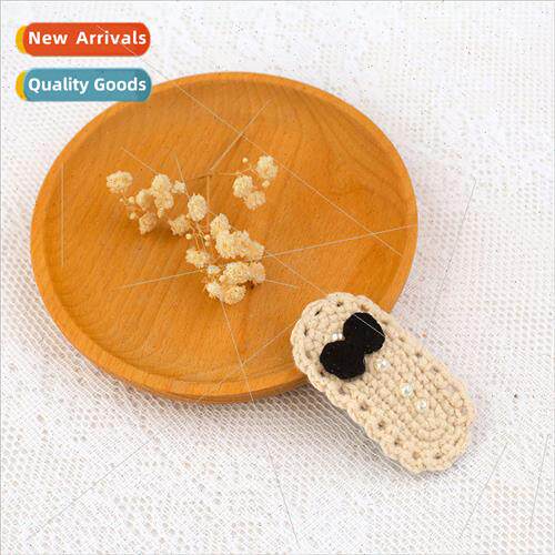 Handmade Crochet Wool Hair Clip Handmade Hair Clip Vintage F