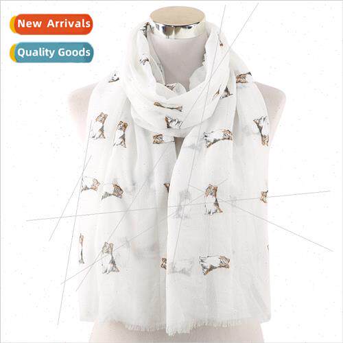 new  American fashion dog print animal pattern encrypted Bal