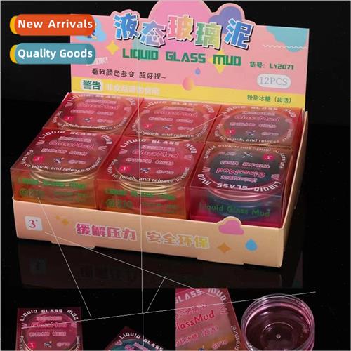New crystal liquid glass slime slime children pinch fun draw