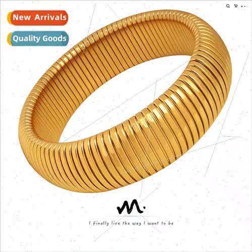 Europe summer tanium steel wide thick ring plating metal fee